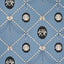 Schumacher X Backdrop Edith Blue Wallpaper