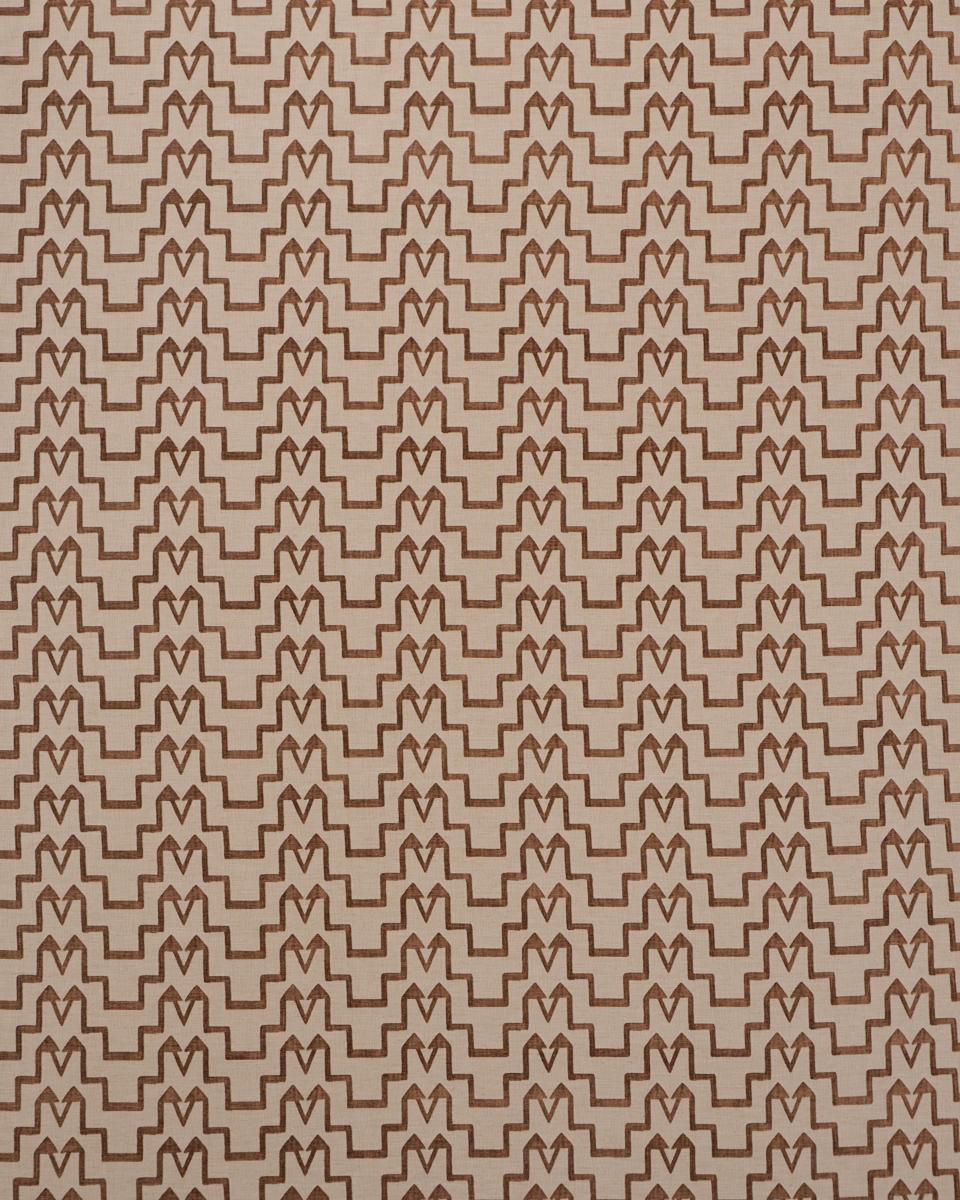 Schumacher Turkish Step Biscuit Fabric