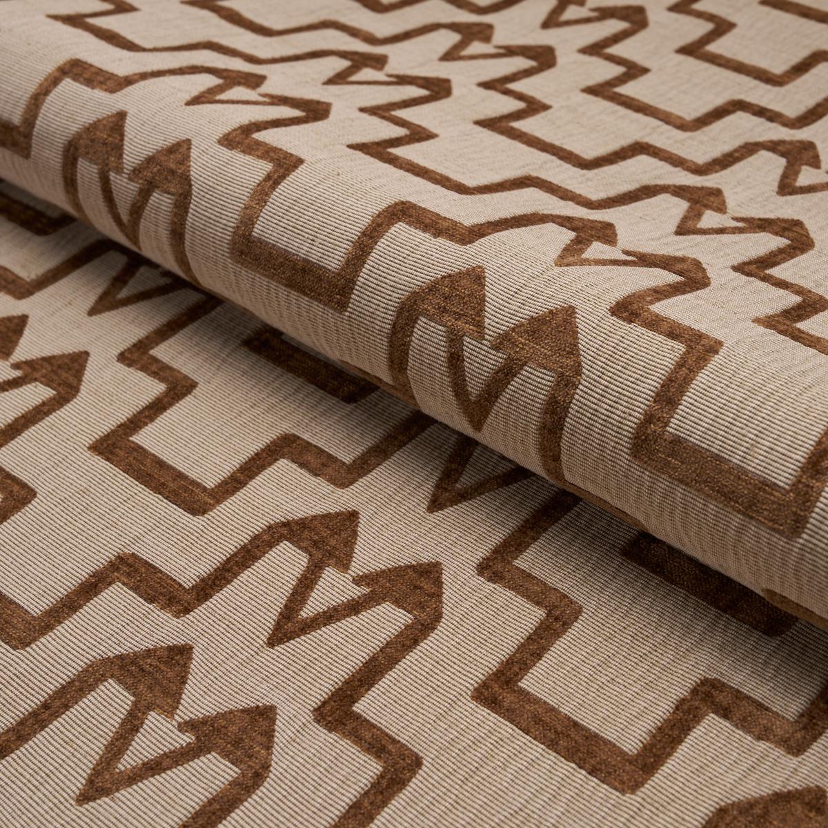 Schumacher Turkish Step Biscuit Fabric