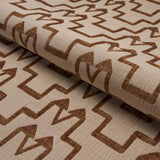 Schumacher Turkish Step Biscuit Fabric