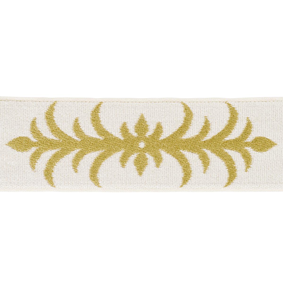 Schumacher Ochre Acanthus Tape