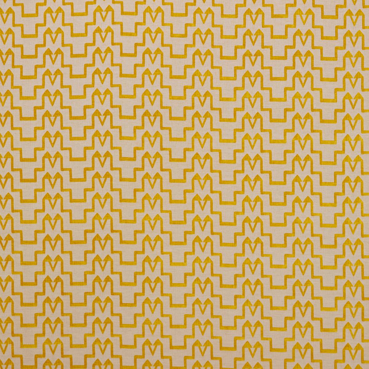 Schumacher Turkish Step Mimosa Glow Fabric