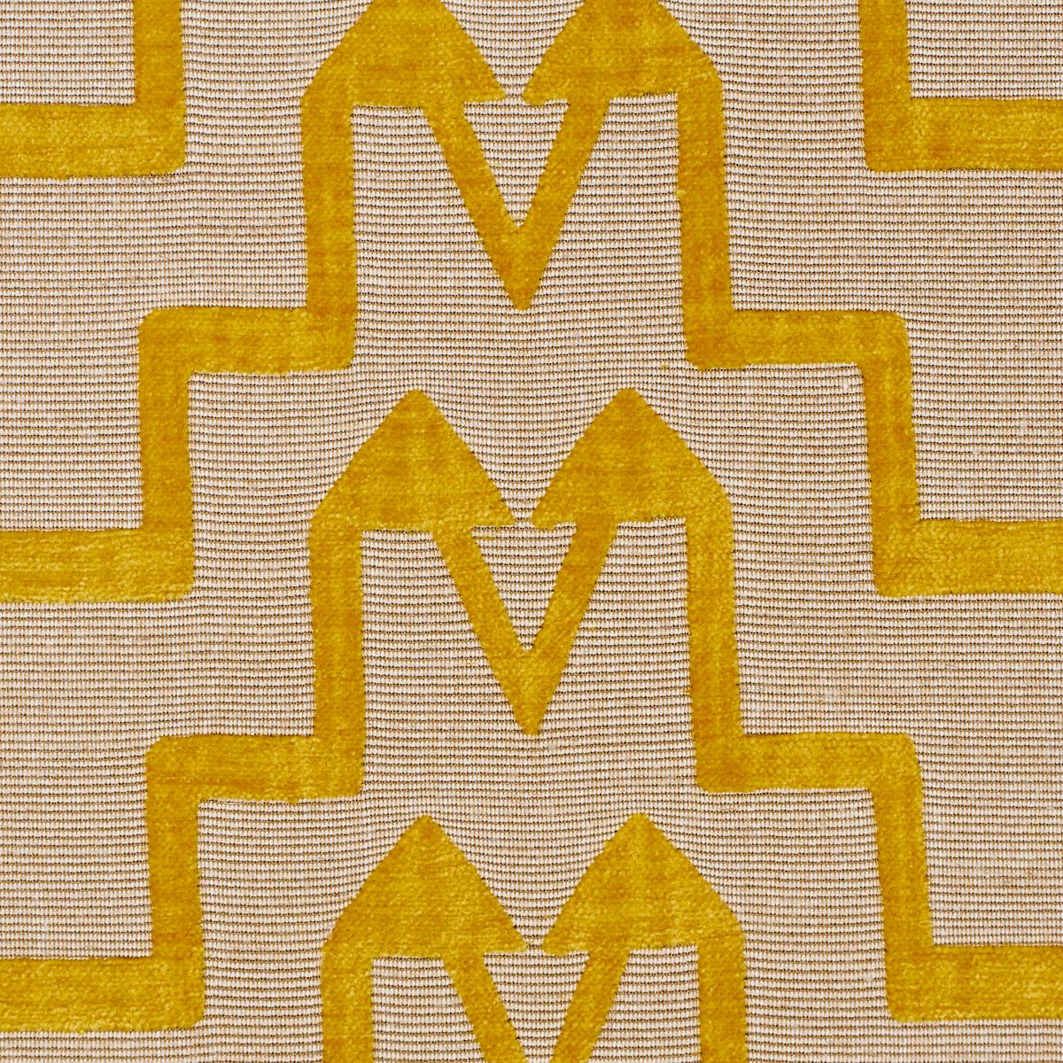 Schumacher Turkish Step Mimosa Glow Fabric