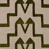 Schumacher Turkish Step Olive Fabric