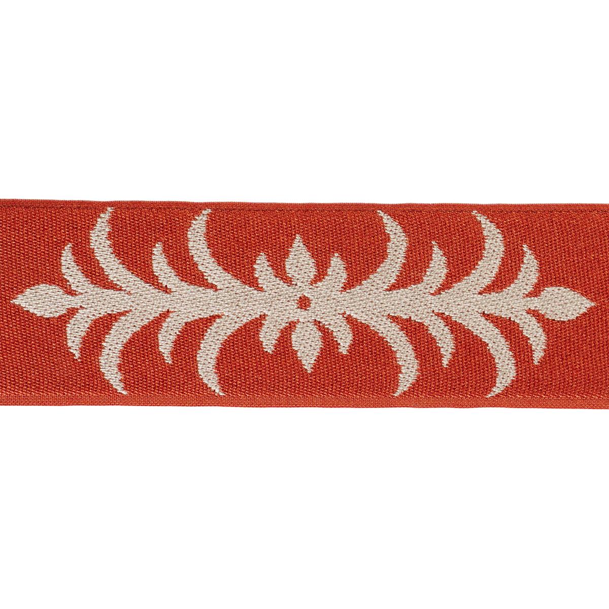 Schumacher Terracotta Acanthus Tape