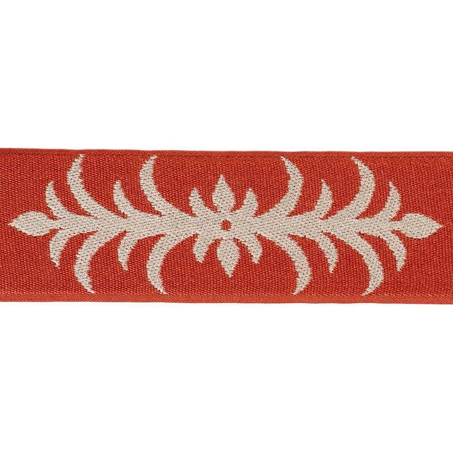 Schumacher Terracotta Acanthus Tape