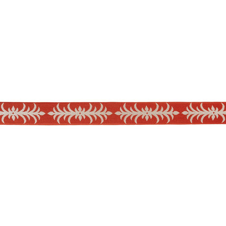 Schumacher Terracotta Acanthus Tape
