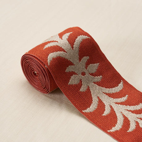 Schumacher Terracotta Acanthus Tape