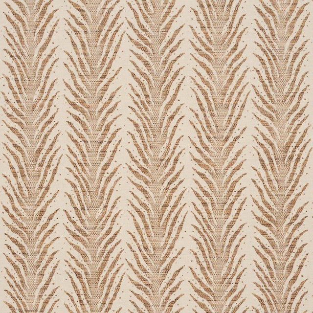 Schumacher Creeping Fern Biscuit Fabric