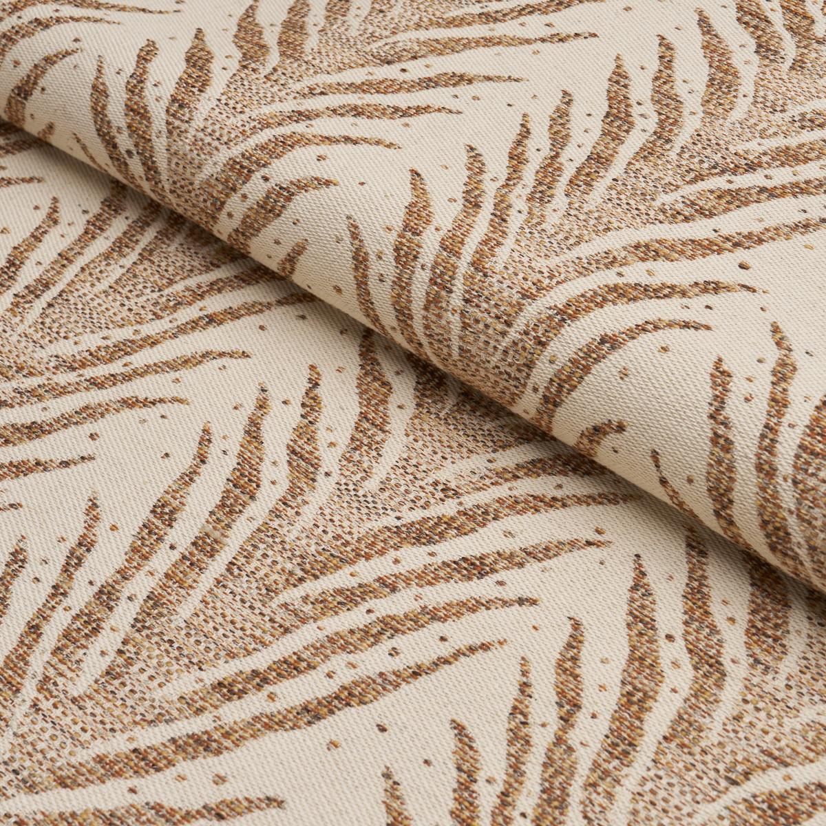 Schumacher Creeping Fern Biscuit Fabric