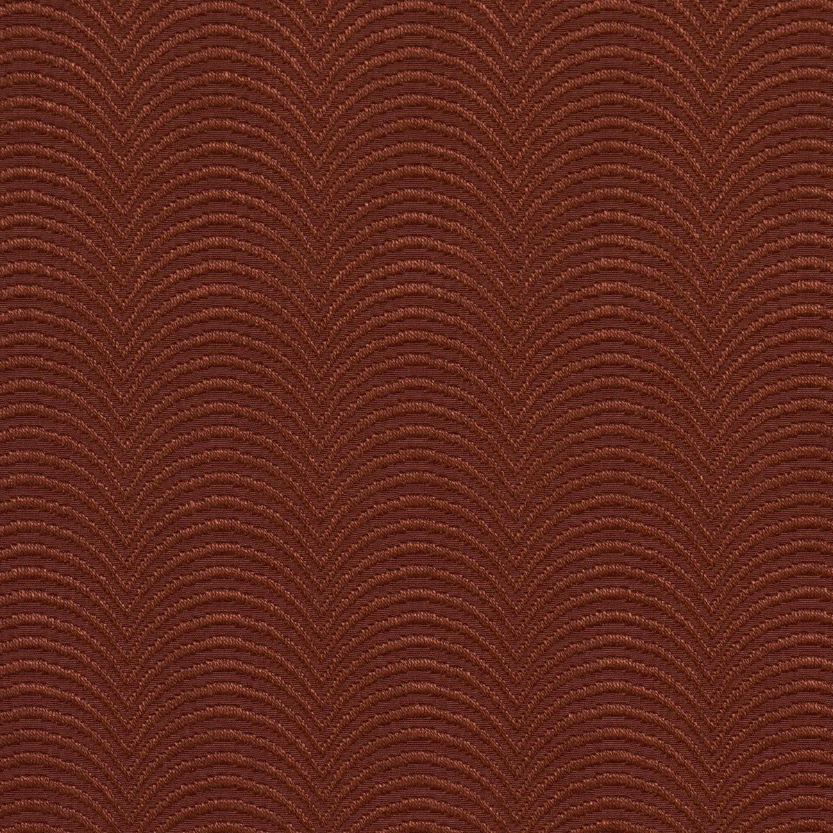 Schumacher Hurdles Performance Terracotta Fabric