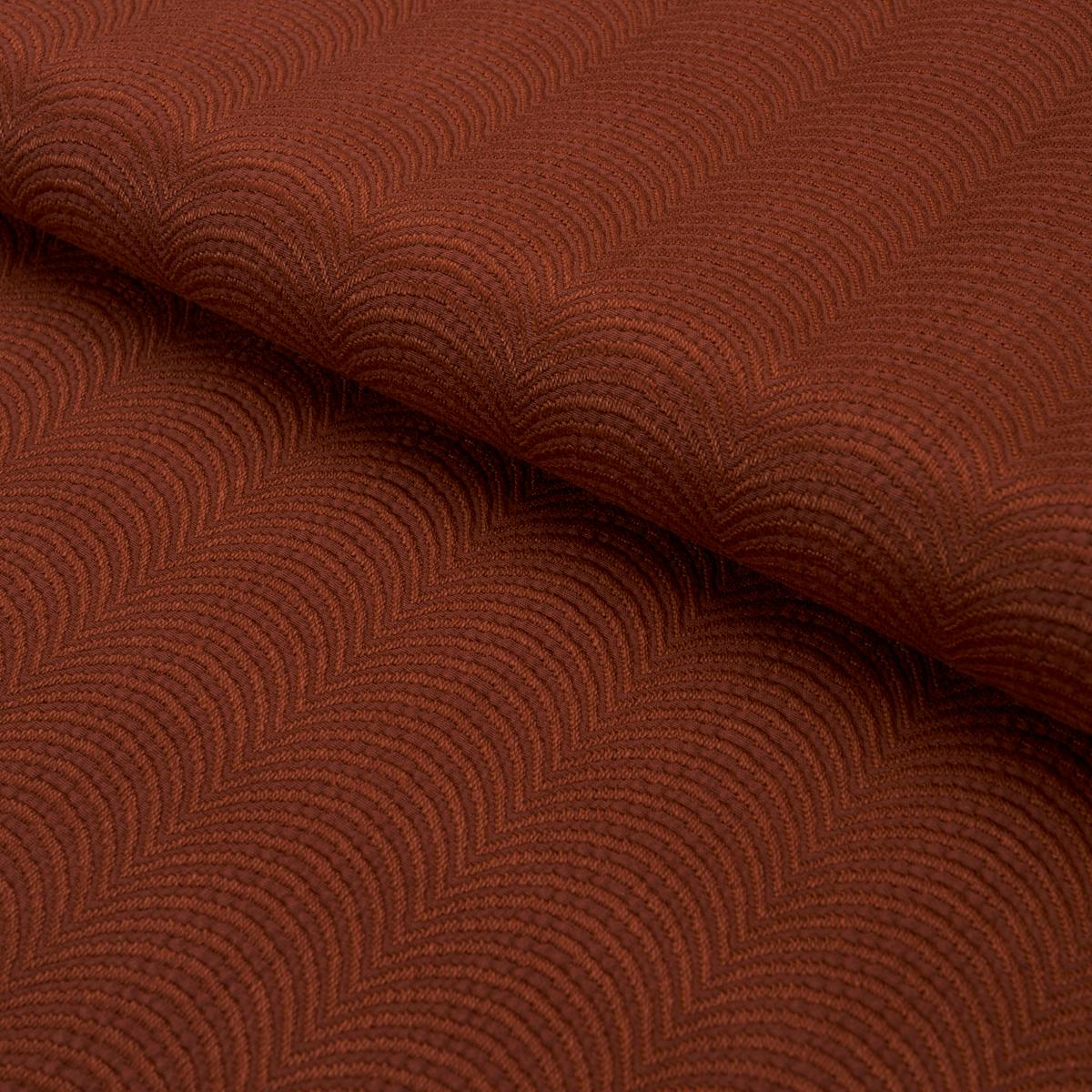 Schumacher Hurdles Performance Terracotta Fabric