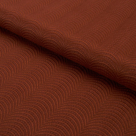 Schumacher Hurdles Performance Terracotta Fabric