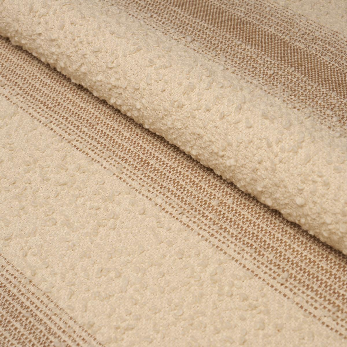 Schumacher Jessen Alpaca Stripe Natural Fabric