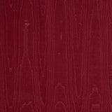 Schumacher Beau Cotton Linen Moir Crimson Fabric