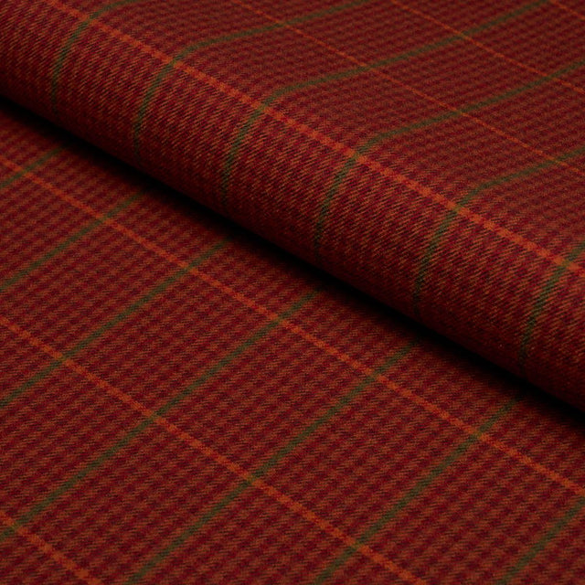 Schumacher Aldridge Wool Houndstooth Cider Fabric