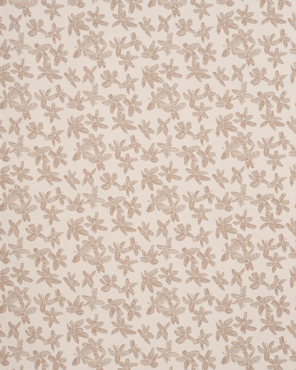 Schumacher Hibiscus Mistral Sand Fabric