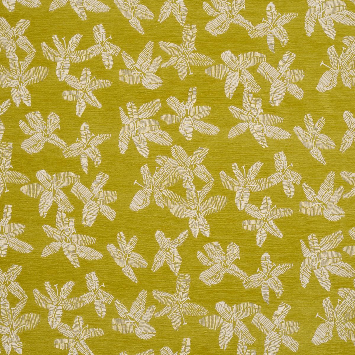 Schumacher Hibiscus Citron Vert Fabric