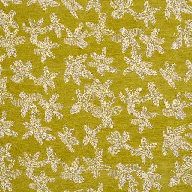 Schumacher Hibiscus Citron Vert Fabric