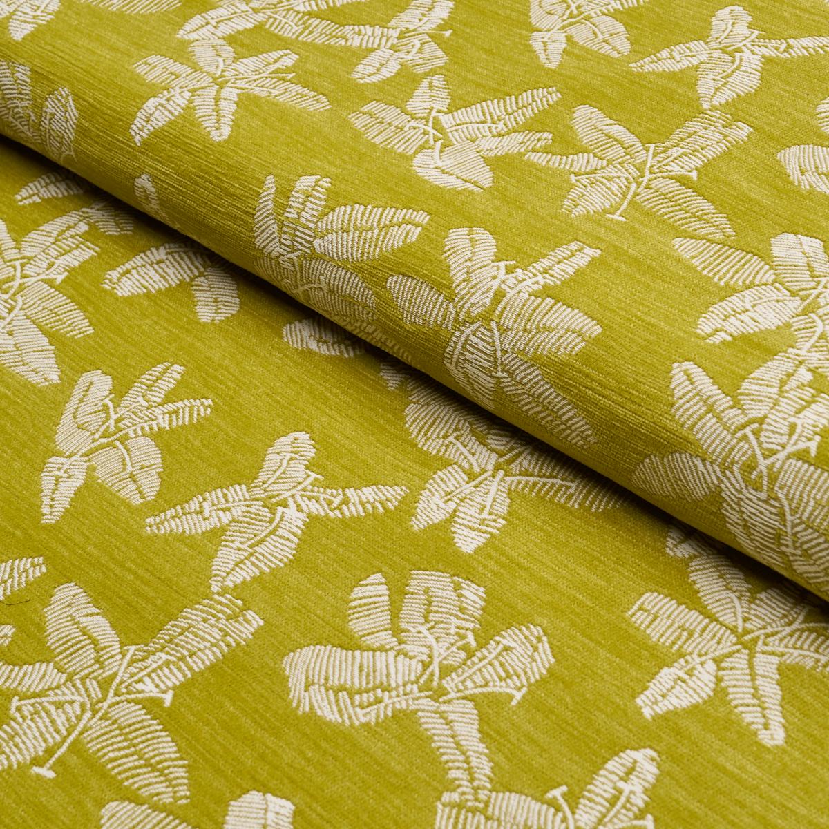 Schumacher Hibiscus Citron Vert Fabric