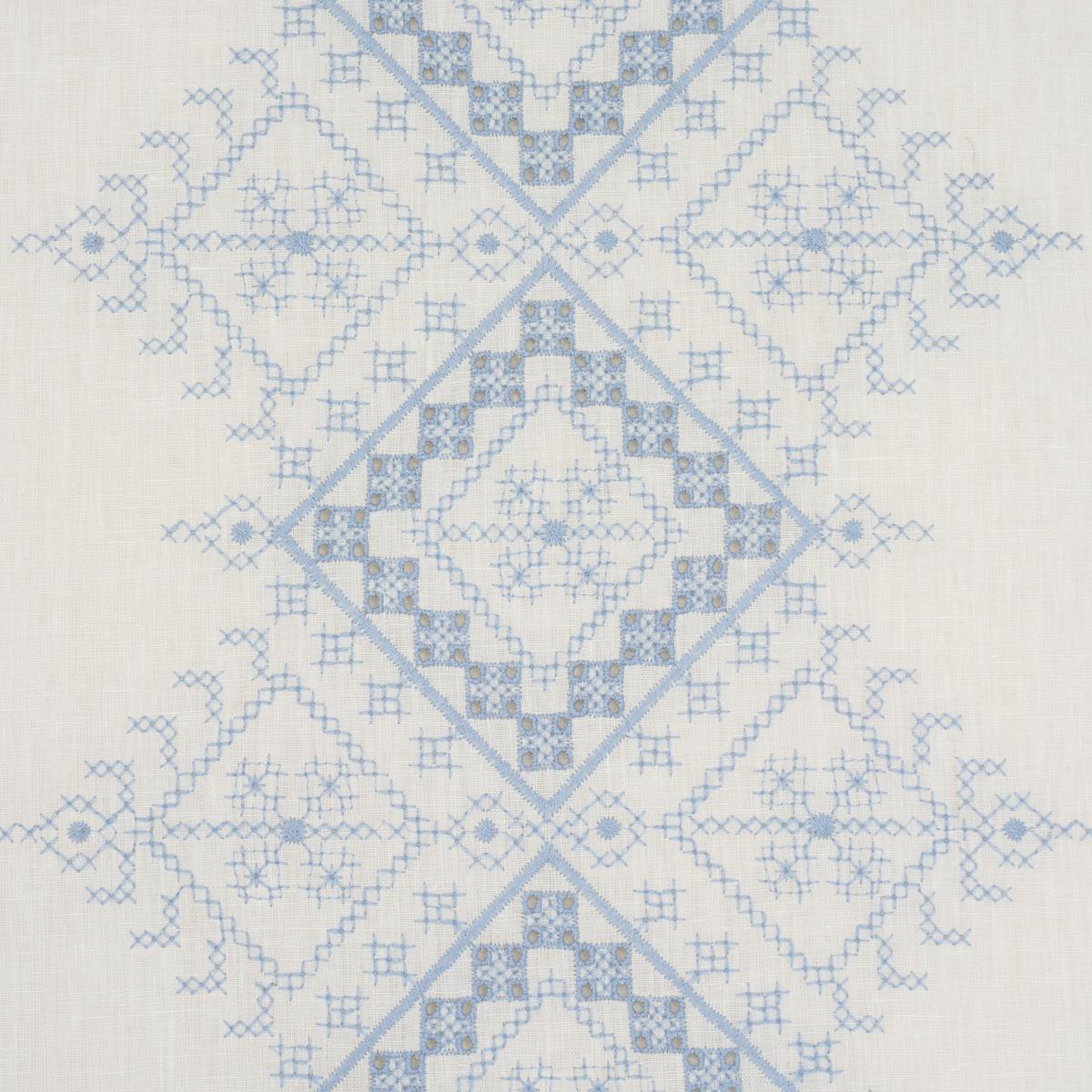 Schumacher Birgitta Sheer Sky Fabric