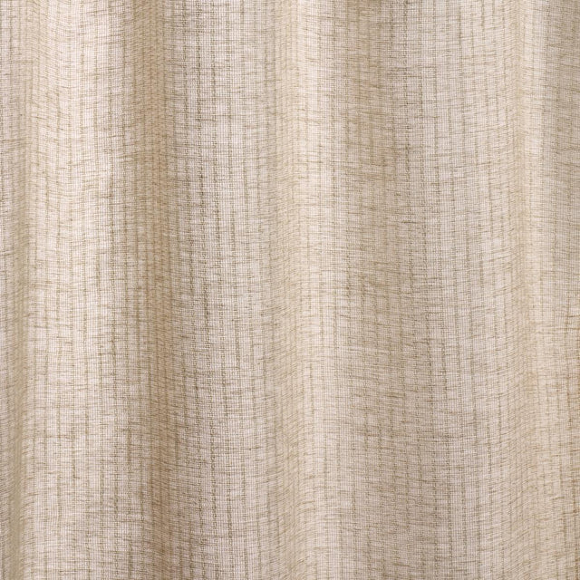 Schumacher Sea Drift Sheer Ivory & Natural Fabric