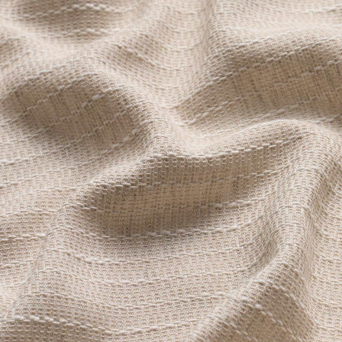 Schumacher Sea Drift Sheer Ivory & Natural Fabric
