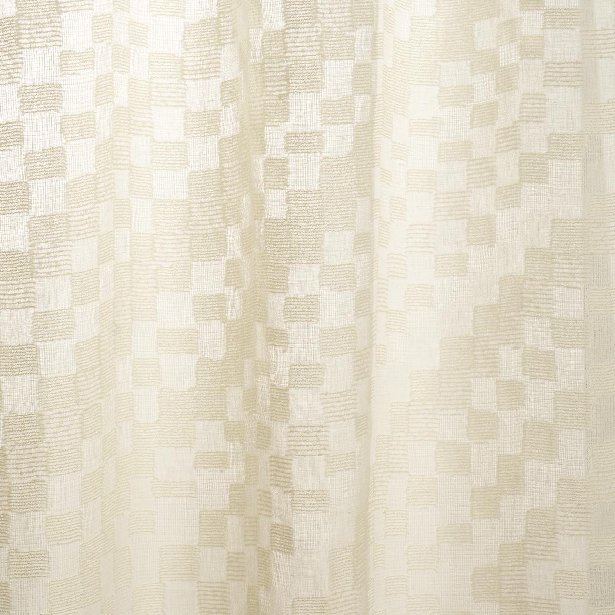 Schumacher Cadence Linen Sheer Ivory Fabric