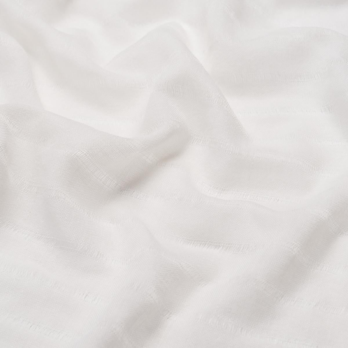 Schumacher Emmett Wool Sheer Ivory Fabric