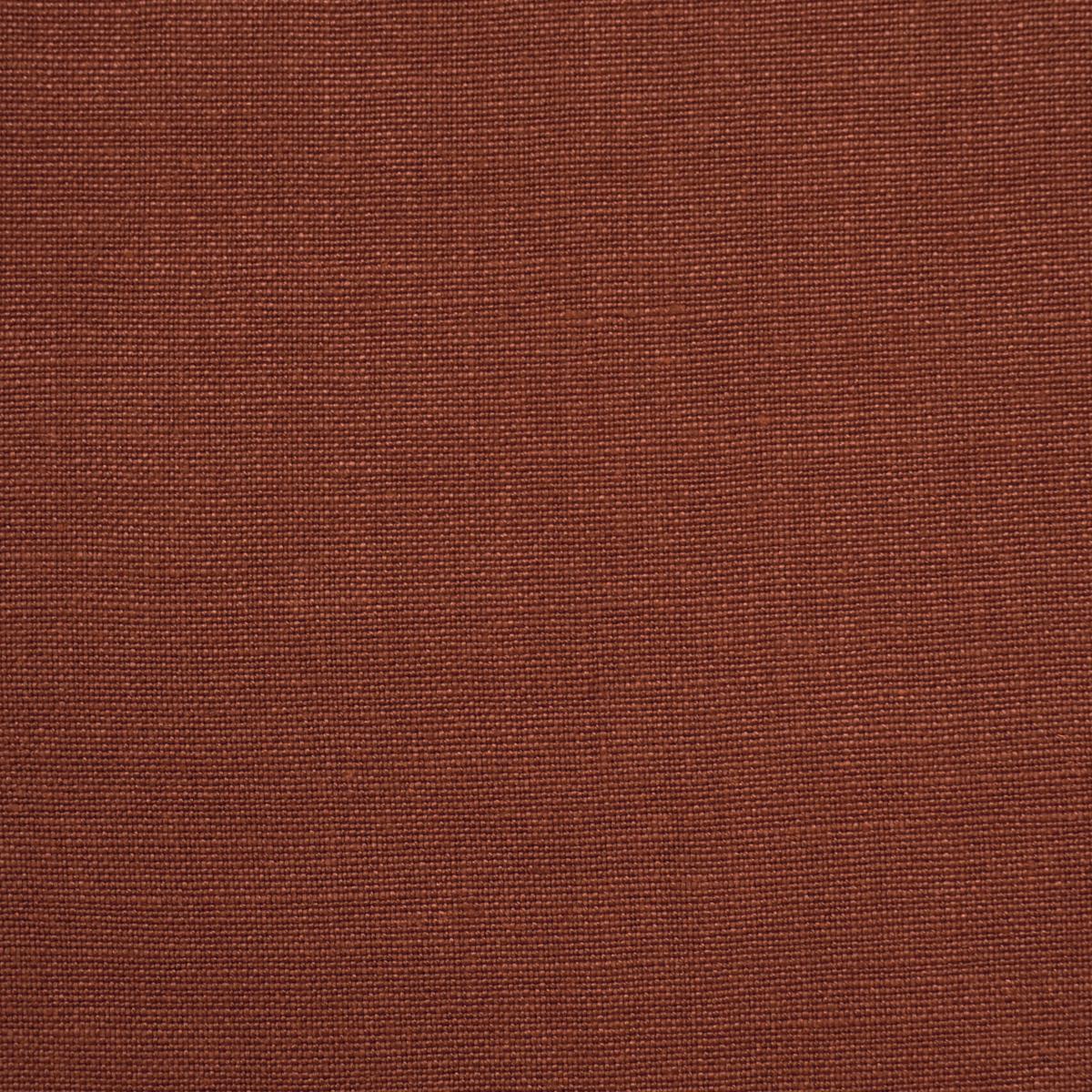 Schumacher Piet Performance Linen Terracotta Fabric