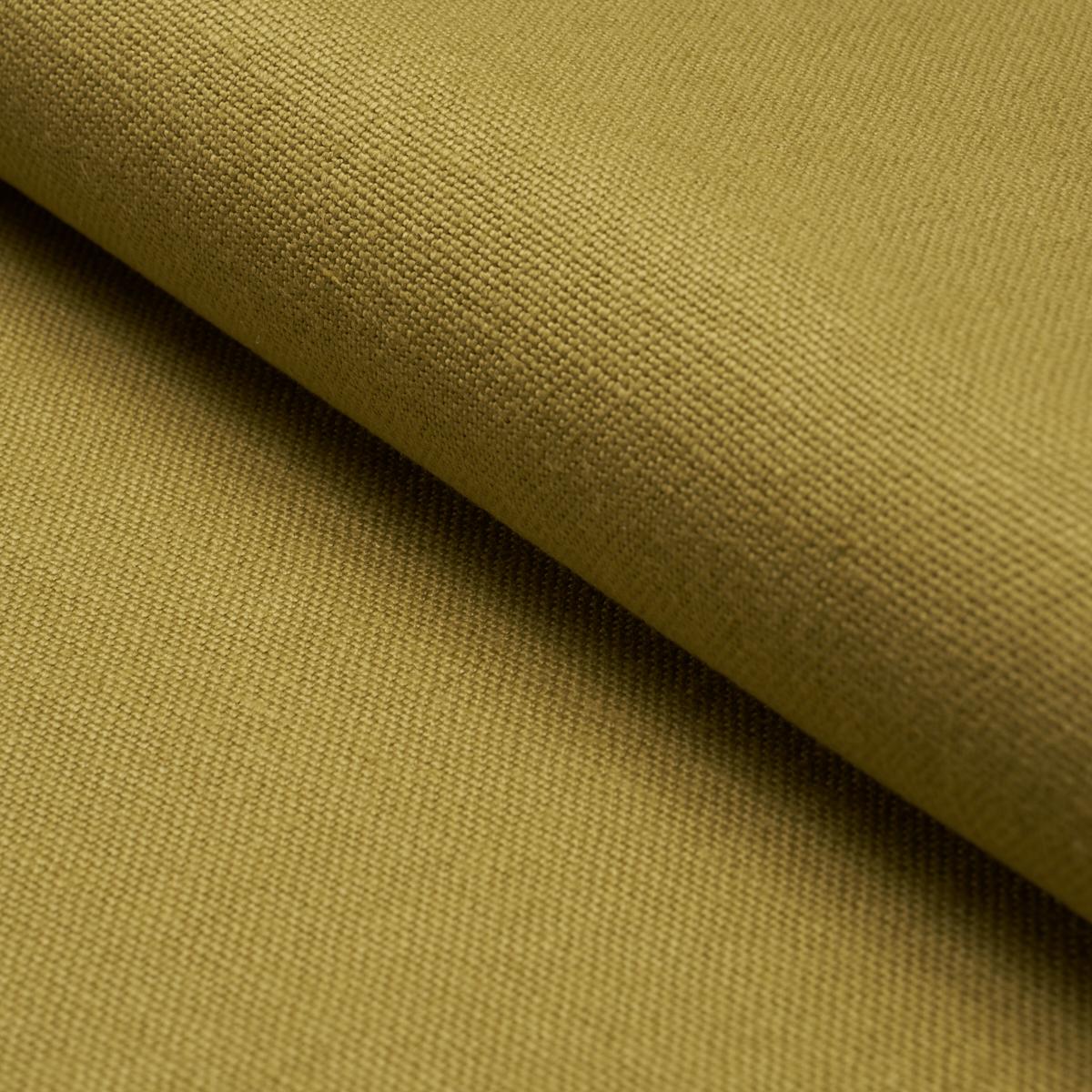 Schumacher Piet Performance Linen Olive Fabric