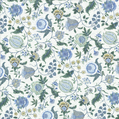 Kasmir Abloom Peacock Fabric