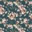 Kasmir Floral Facade Prussian Fabric
