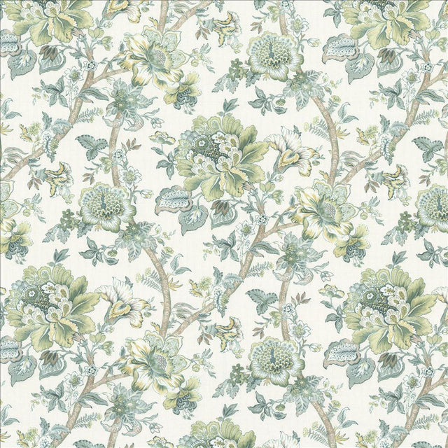 Kasmir Floral Garden Leaf Fabric