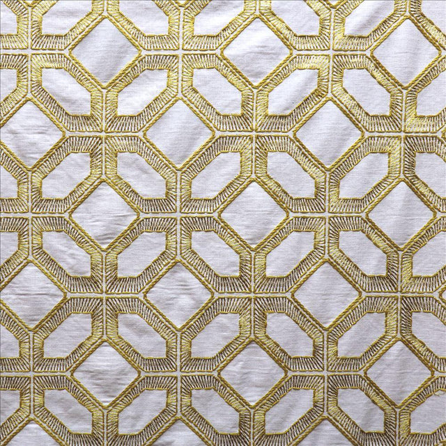 Kasmir Geo Connection Gold Fabric