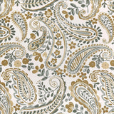 Kasmir Paisley Meadow Sand Fabric