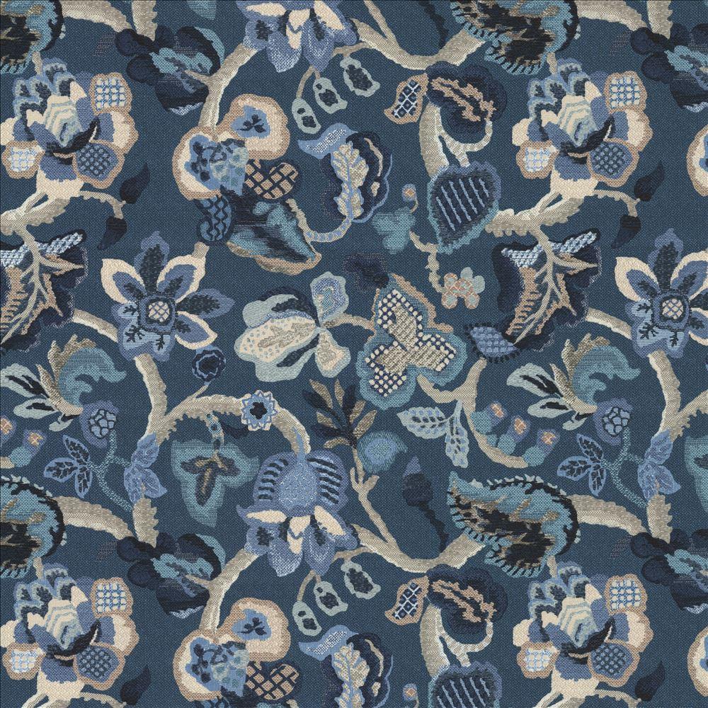 Kasmir River Oaks Lapis Fabric