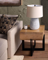 Surya Lowmax LWMX-001 22"H x 20"W x 20"D Accent Table