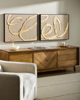 Livabliss Rubans RUBA-001 32"H x 24"W x 2"D; 32"H x 24"W x 2"D Art