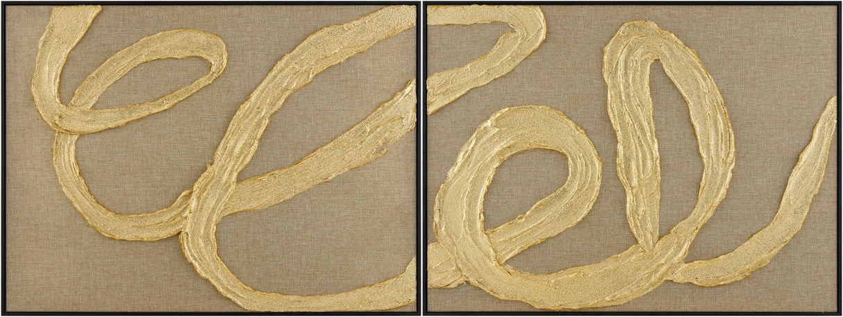Livabliss Rubans RUBA-001 32"H x 24"W x 2"D; 32"H x 24"W x 2"D Art