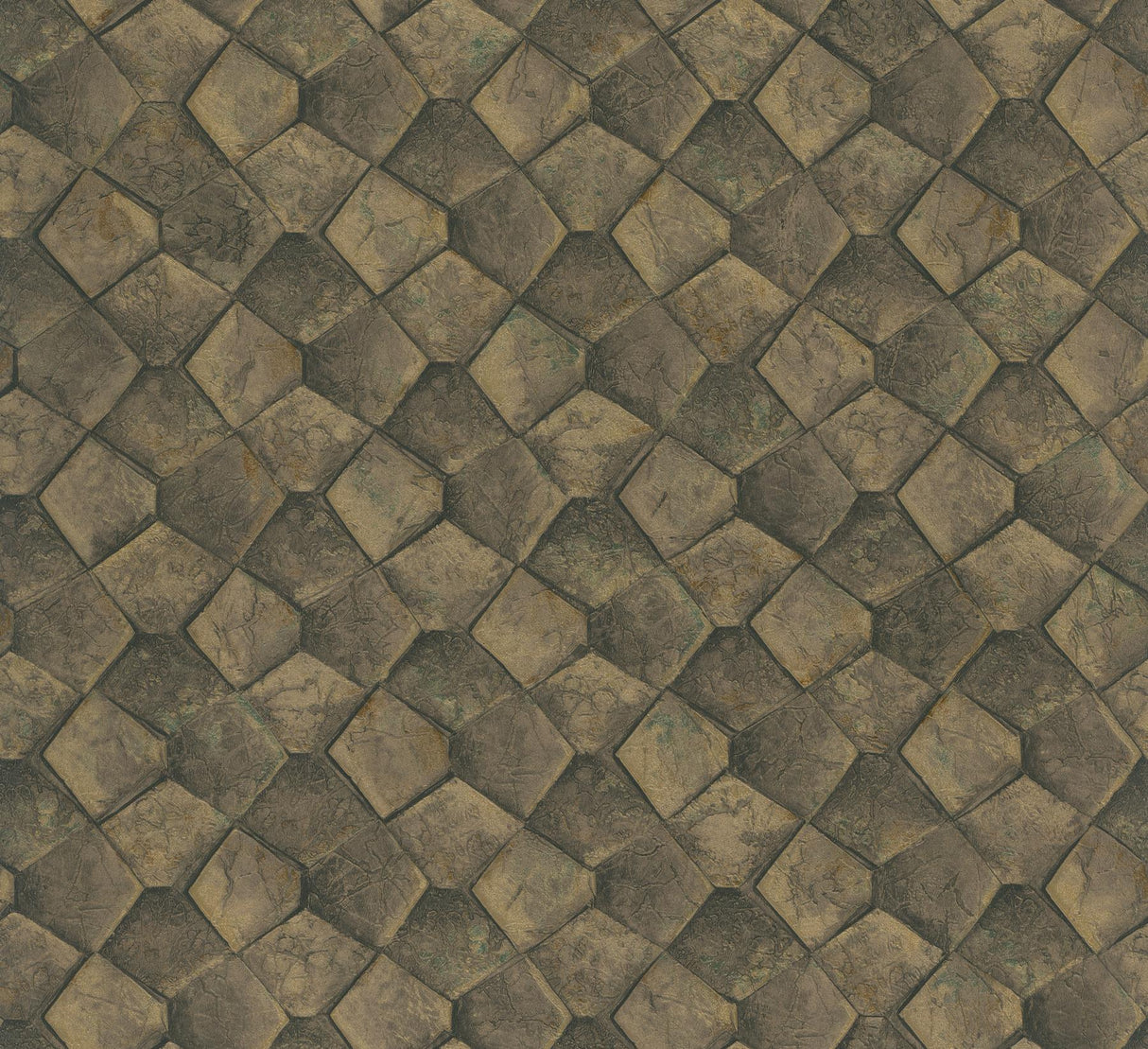 Antonina Vella Waterford Gold Wallpaper