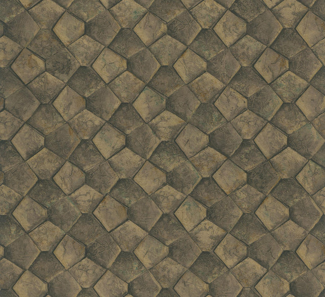 Antonina Vella Waterford Gold Wallpaper