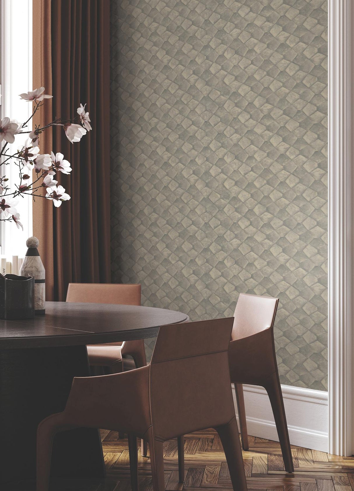 Antonina Vella Waterford Gold Wallpaper
