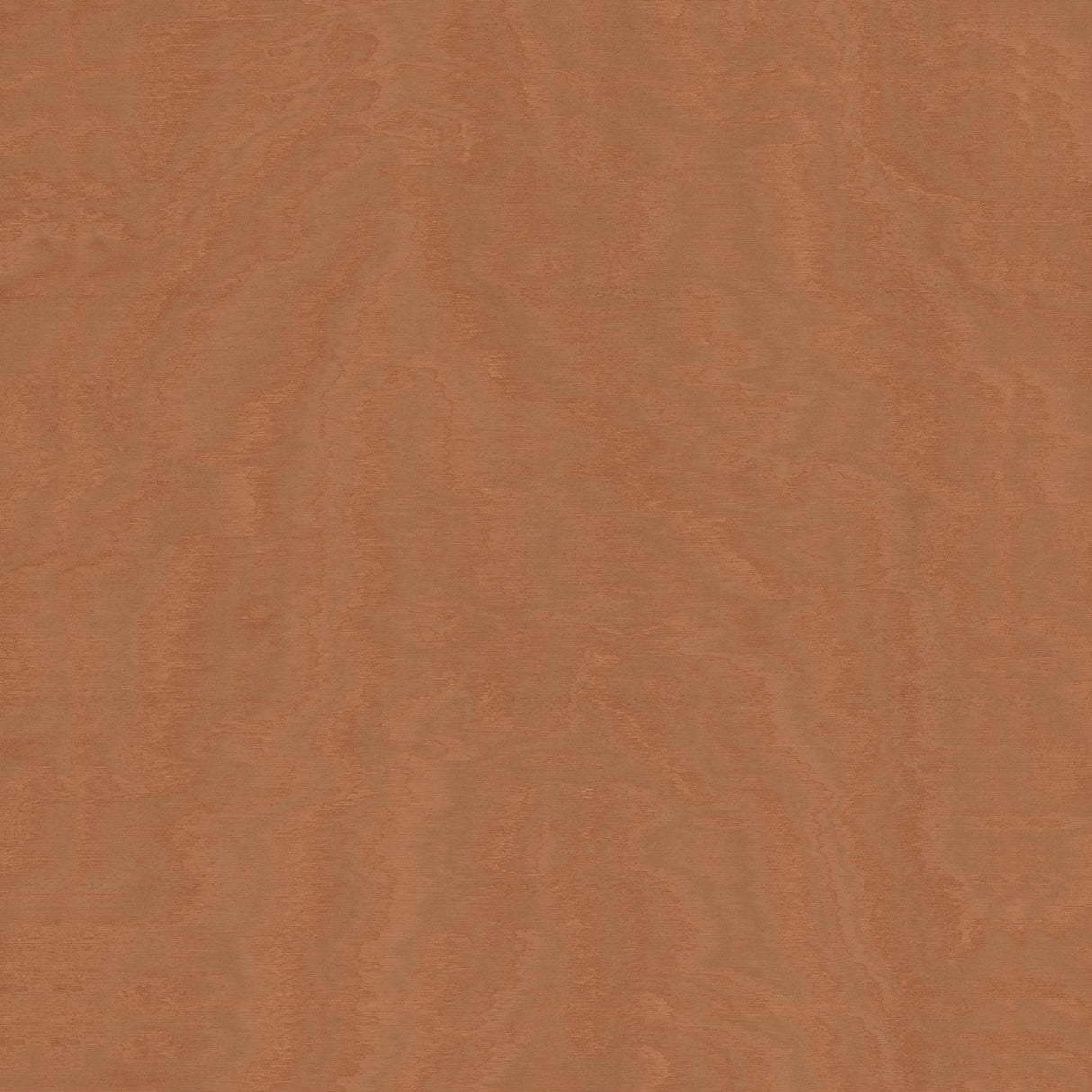 Antonina Vella Shimmering Moire Copper Wallpaper