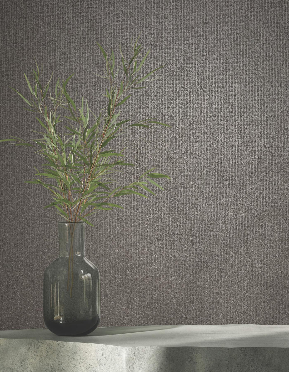 Antonina Vella Glistening Quartz Pewter Wallpaper