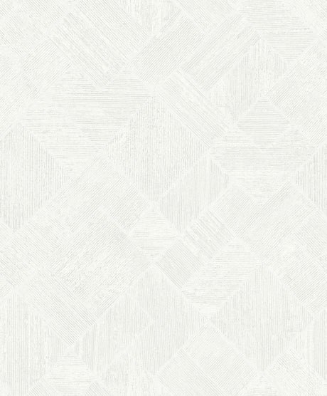 Antonina Vella Marquetry White Wallpaper