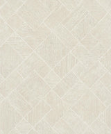 Antonina Vella Marquetry Beige Wallpaper
