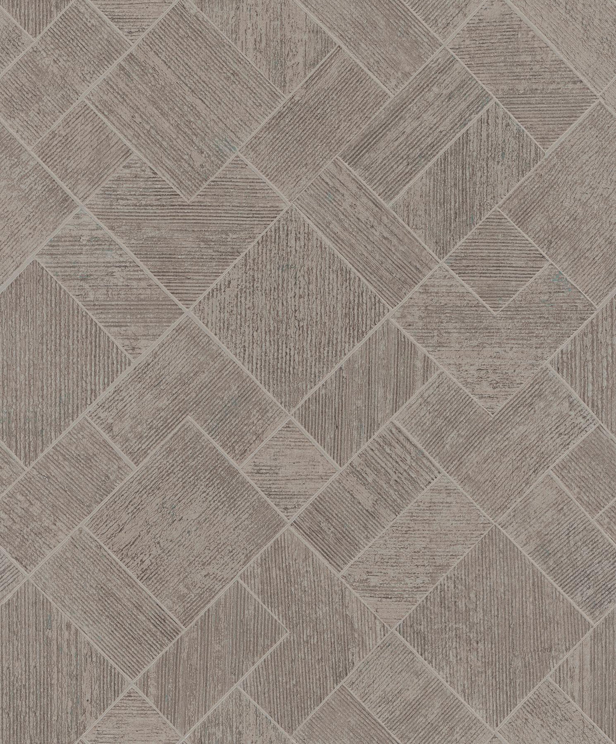 Antonina Vella Marquetry Taupe Wallpaper