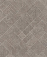 Antonina Vella Marquetry Taupe Wallpaper