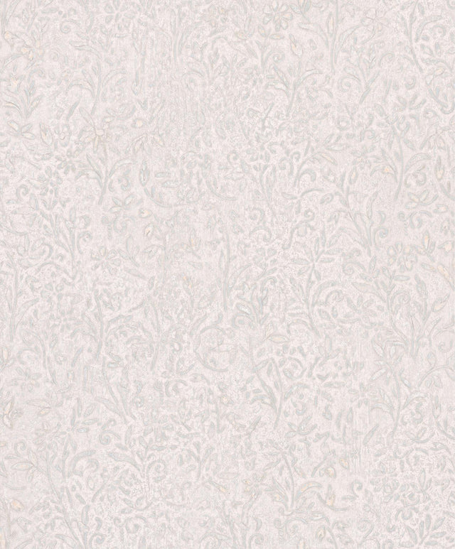 Antonina Vella Sculpted Floral Aqua Wallpaper